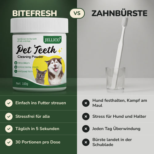 BiteFresh im Vergleich zur Zahnbürste